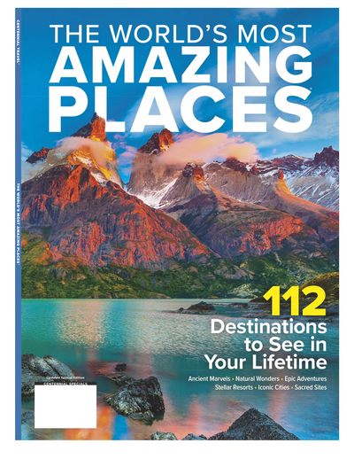 The World's Most Amazing Places - 112 Destinations To See In Your Lifetime! World Wonders like Machu Picchu, The Great Wall of China, The Taj Mahal & More! - Magazine Shop US