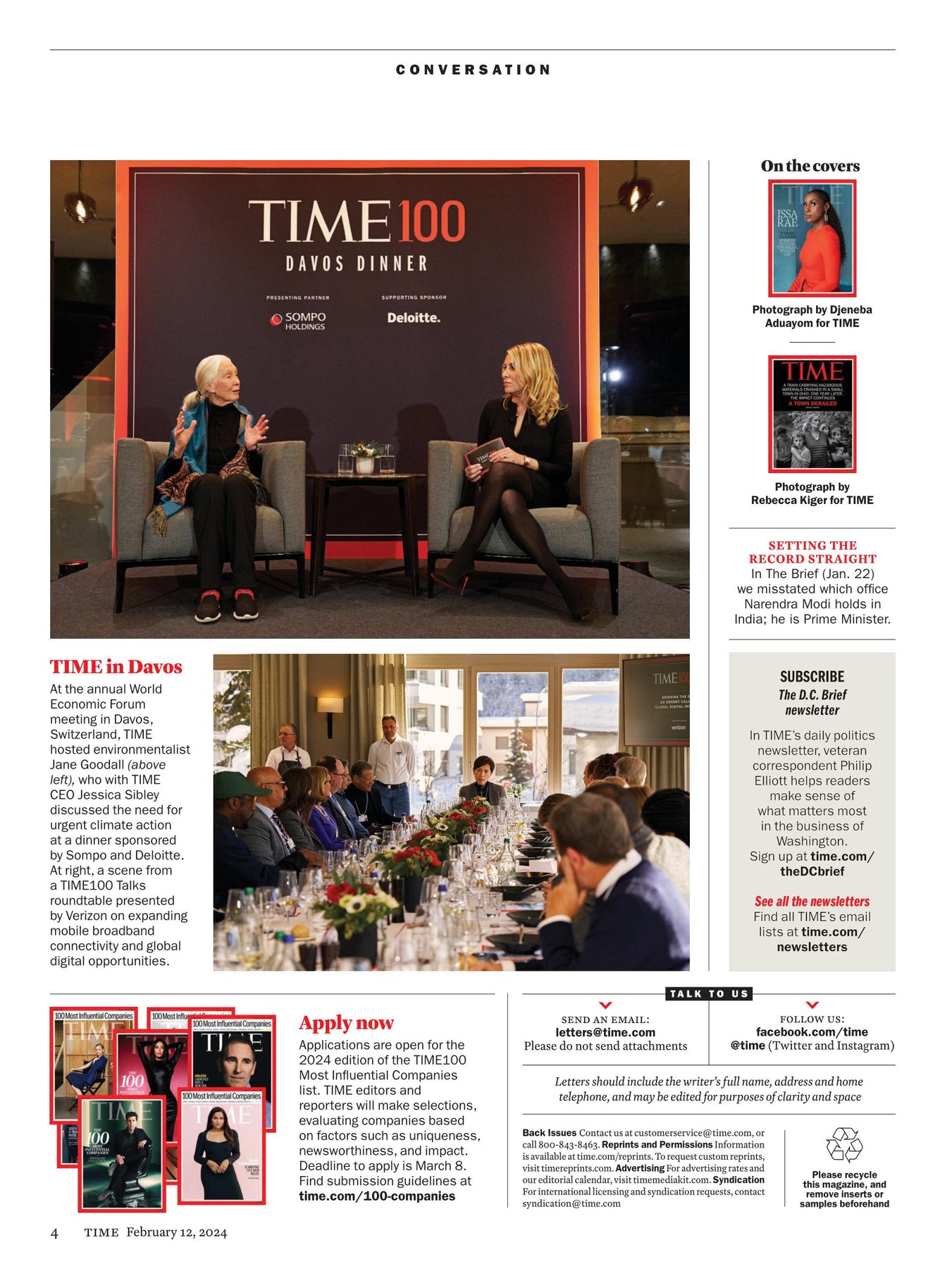 TIME Magazine - 02.12.24 Edition: Issa Rae & 17 Leaders Closing Racial ...