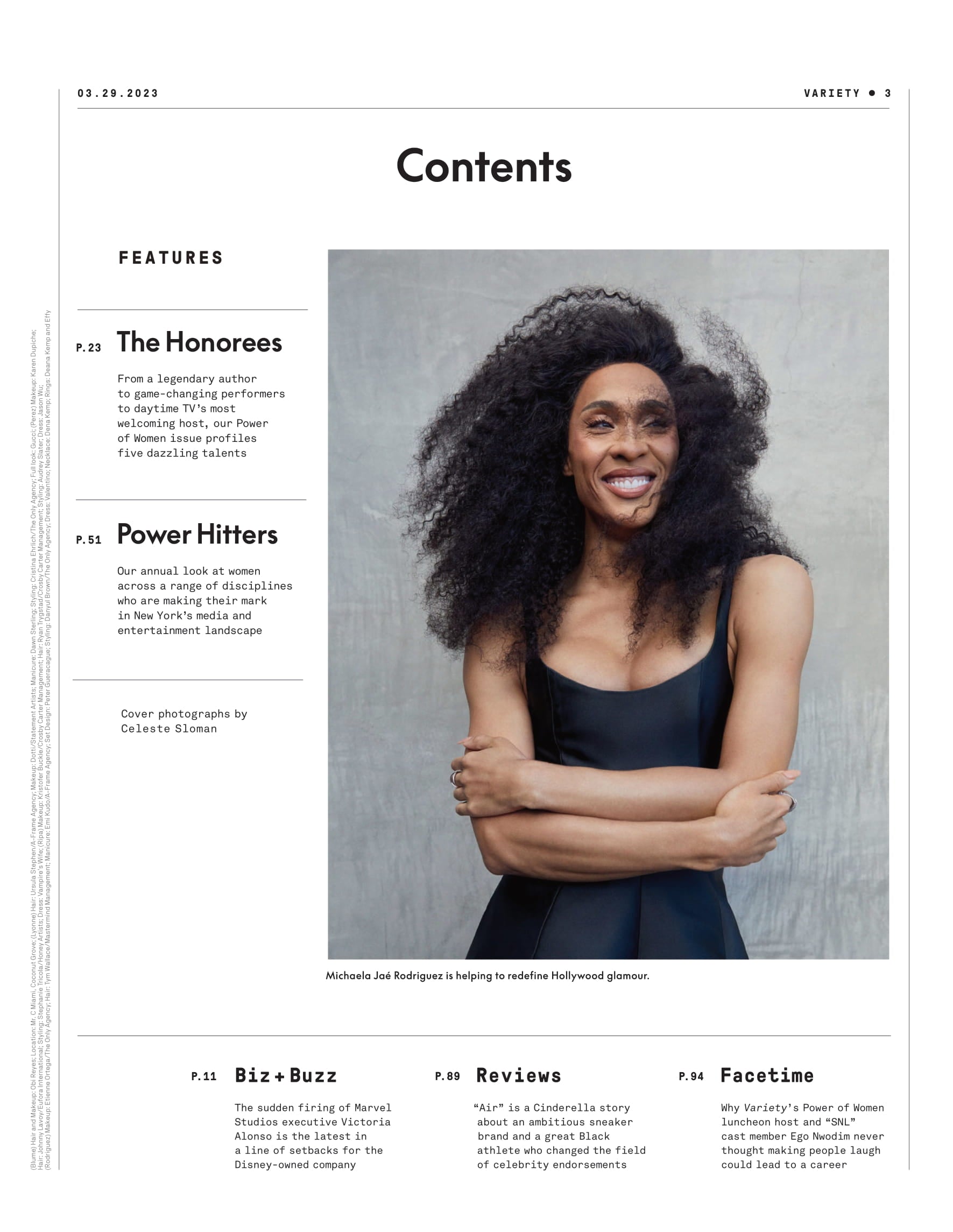 Variety - 23.03.29 Edition: The Power Of Women Issue, Michaela Jaé Rod ...