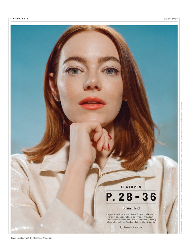 Variety - 24.02.21 Edition: Poor Things Dynamic Duo Yorgos Lanthimos ...