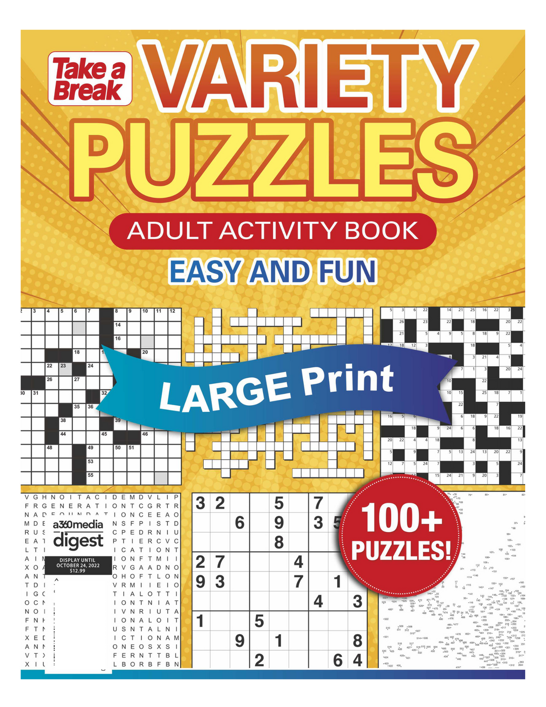 Variety Puzzles - Unplug & Unwind! Adult Activity Book: 100+ Puzzles, –  Magazine Shop US