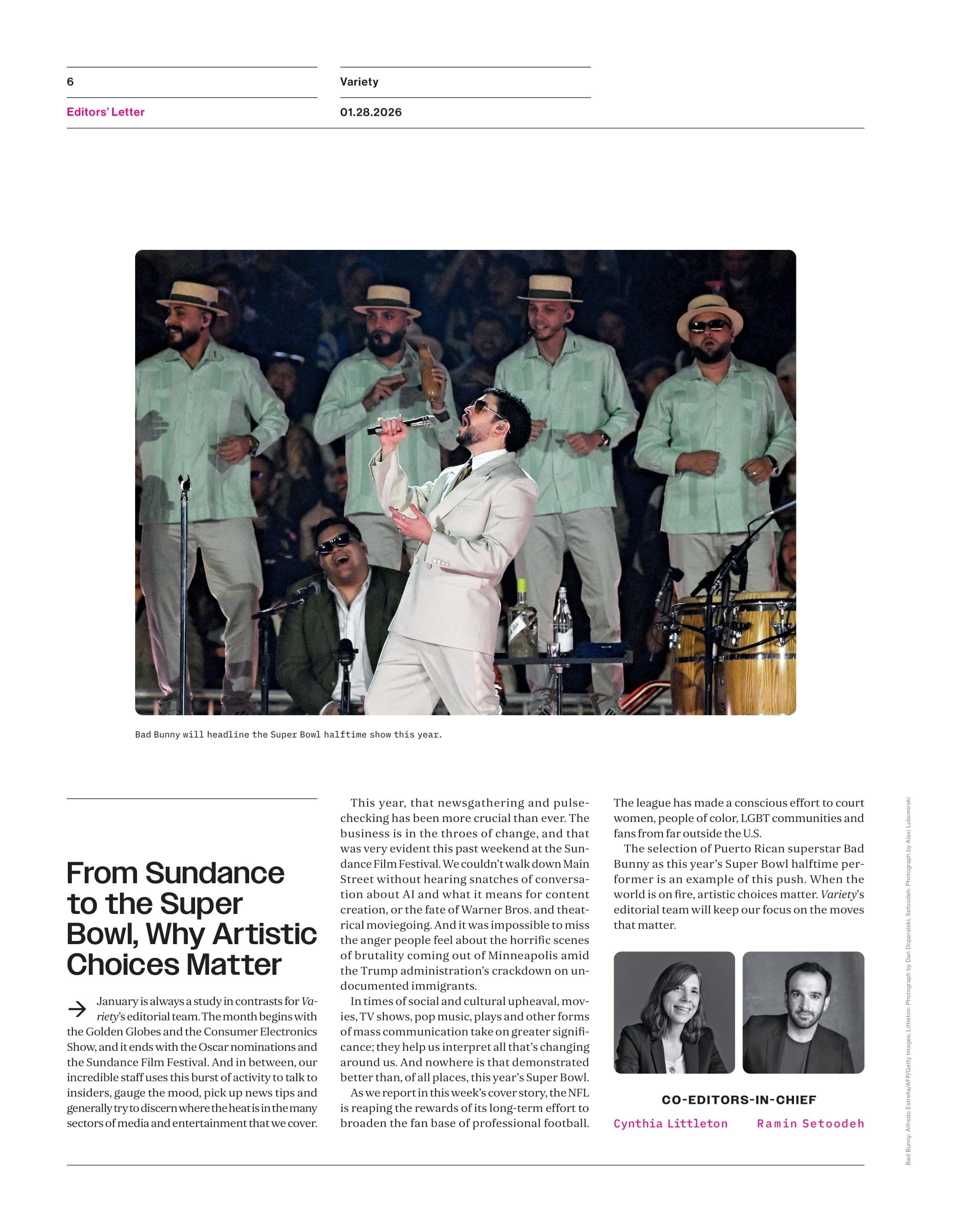 Variety - 26.01.28 Edition: Football's New Fandom & The Taylor
