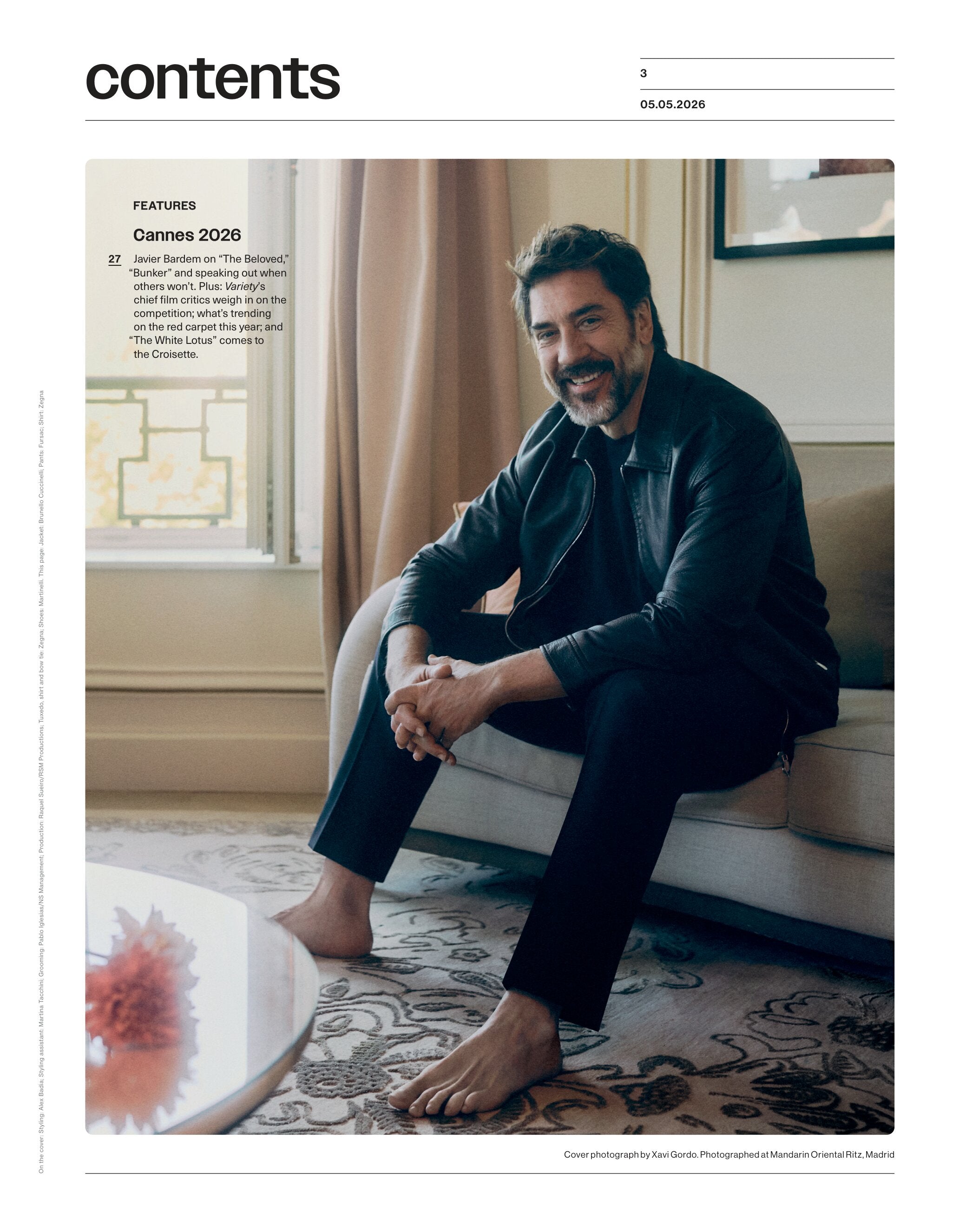 Variety - 26.05.05 Edition: Javier Bardem Steps Into Cannes, Red