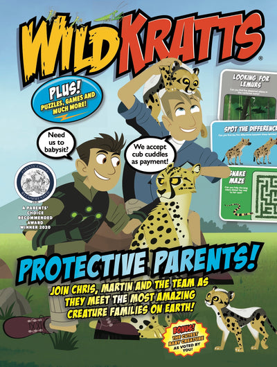 Wild Kratts - 26 Protective Parents: Kids Games, Survival Skills, Creature Puzzles, Lemur Hunts, Cobra Challenges, Chris & Martin Adventures, Spot The Difference, Snake Mazes & Parents' Choice 2020! - Magazine Shop US