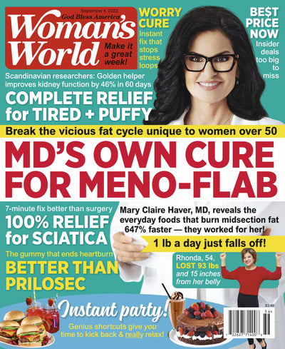 Woman's World - 09.04.23 MDs Own Cure for Meno Flab - Magazine Shop US