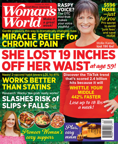 Woman's World - 10.30.23 She Lost 19 Inches Off Her Waist at Age 59 - Magazine Shop US