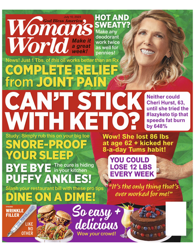 Woman's World - 07.10.23 Cant Stick with Keto? - Magazine Shop US