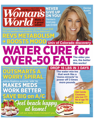 Woman's World - 07.17.23 Water Cure for Over 50 Fat - Magazine Shop US