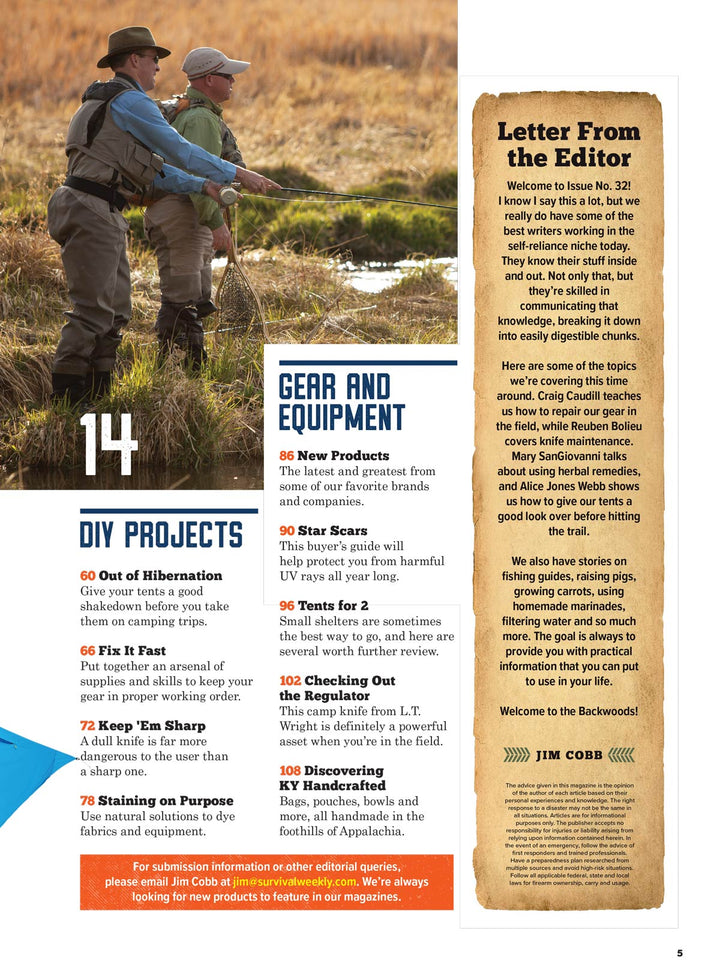 Off Backwoods Backwoods Survival Guide - Living Off The Land No. 32: Your Ultimate R ...
