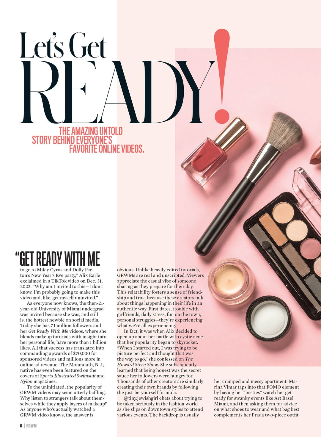 Get Ready With Me The Alix Earle Affect, GRWM, Become A Content