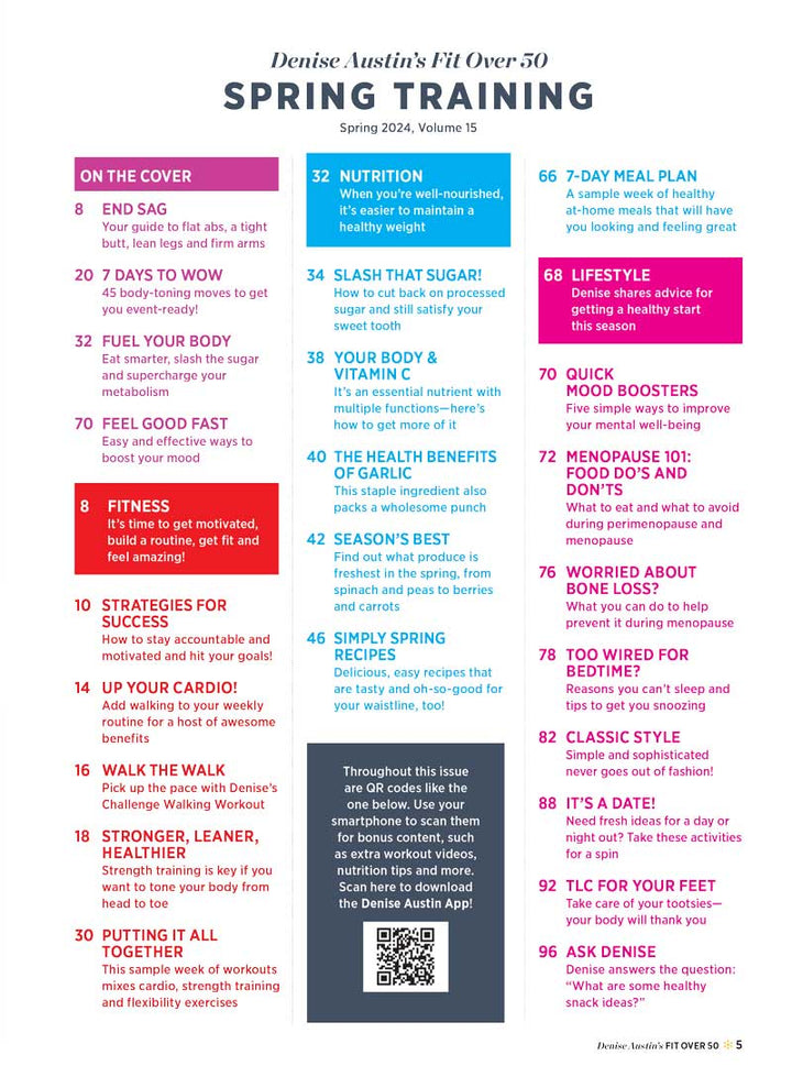 Walking Plan Low Impact 30 Day Challenge Low Impact Denise Austin