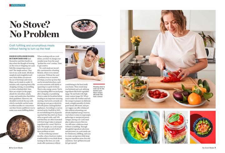 No Cook Meals - Get Food On the Table Without Turning Up The Heat: Eff ...