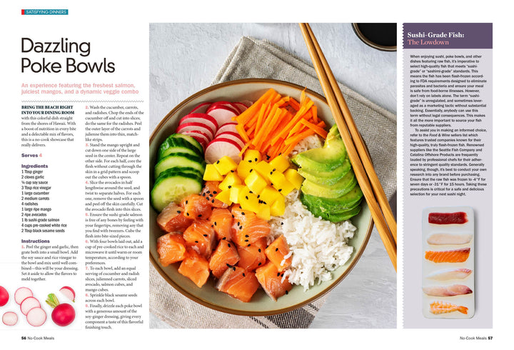 No Cook Meals - Get Food On the Table Without Turning Up The Heat: Eff ...