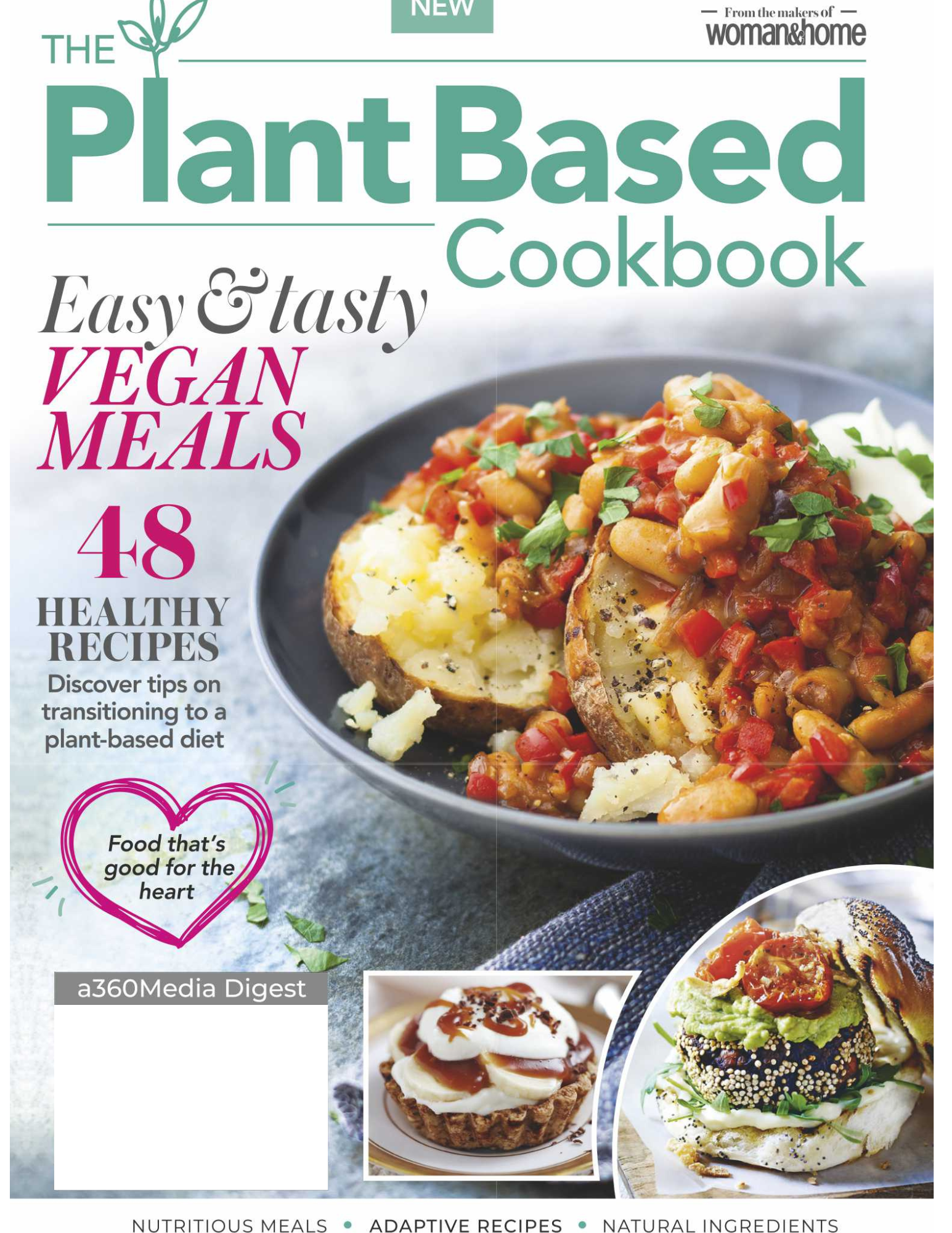 Plant Based Cookbook - 48 Recipes For Easy & Tasty Vegan Meals, Tips O ...