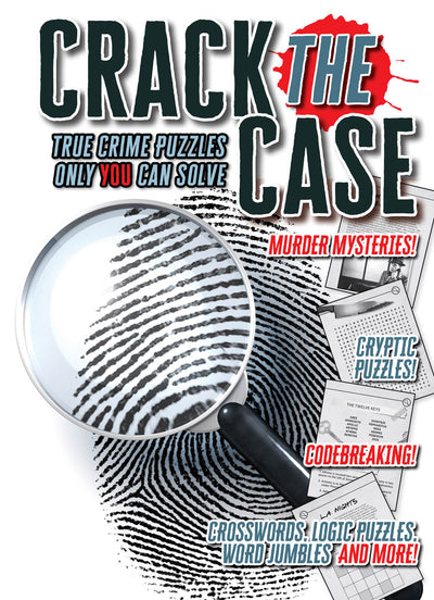 Crack the Case - True Crime Puzzles Only You Can Solve (Digest Size) Murder Mysteries, Codebreaking, Cryptic Puzzles, Crosswords, Logic Puzzles, Word Jumbles & More! - Magazine Shop US