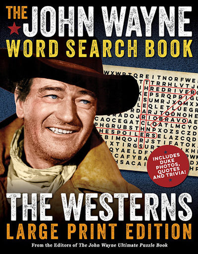 John Wayne Word Search Book Large Pring