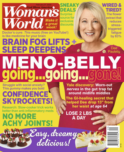 Woman's World - 02.27.23 Meno-Belly Going Going Gone! - Magazine Shop US