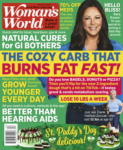 Woman's World - 03.20.23 The Cozy Carb that Burns Fat Fast - Magazine Shop US