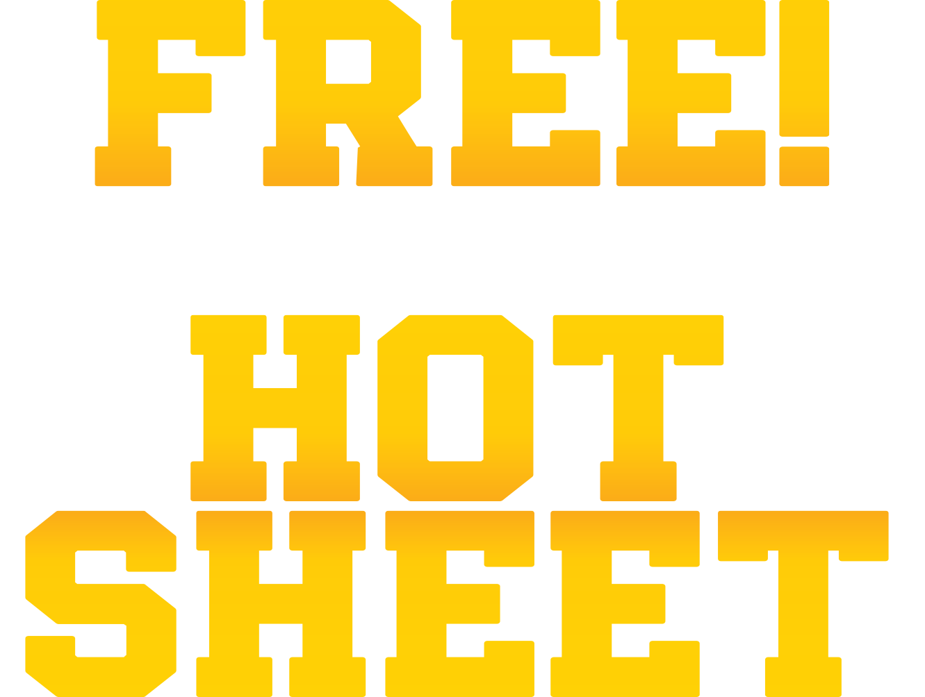 Free Preseason Hot Sheet